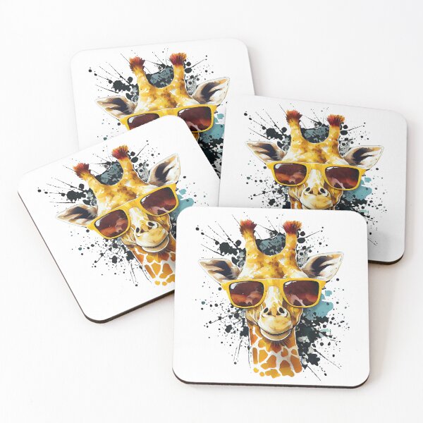 Item preview, Giraffe Wearing Glasses  designed and sold by StudioKaufmann.
