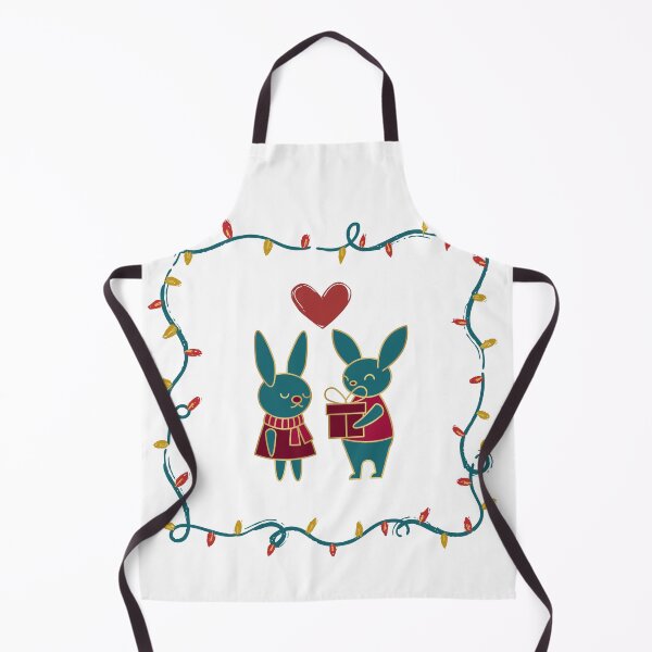 Item preview, Loving Gift - Christmas Bunnies with Festive Lights designed and sold by AnnaJ96@.