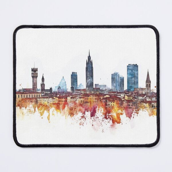 Item preview, Florence skyline with vibrant colors designed and sold by anytka.