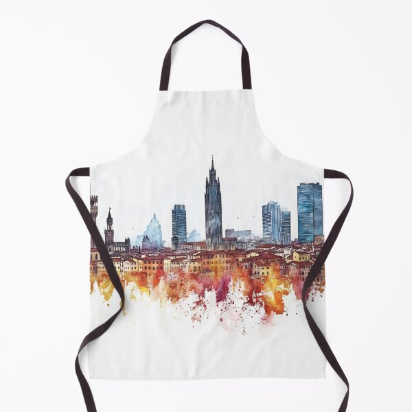 Item preview, Florence skyline with vibrant colors designed and sold by anytka.