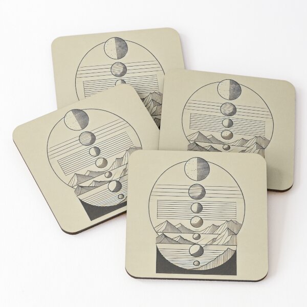 Item preview, Osiris Essential Moon & planets line and Mountain designed and sold by Origami-BA.