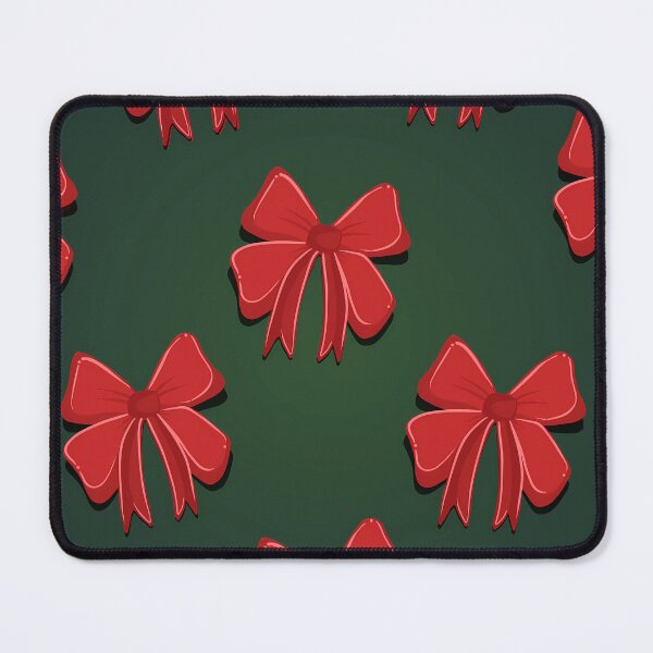 Item preview, Elegant Red Bow on Green - Festive Christmas Design designed and sold by aestheticcsss.