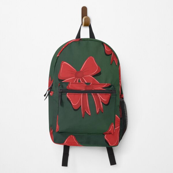 Item preview, Elegant Red Bow on Green - Festive Christmas Design designed and sold by aestheticcsss.