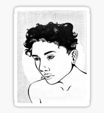 Pop Art Girl Sticker