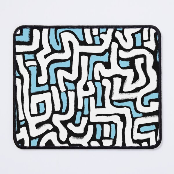 Item preview, abstract maze pattern designed and sold by Mike Kiev art.
