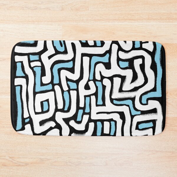 Item preview, abstract maze pattern designed and sold by Mike Kiev art.