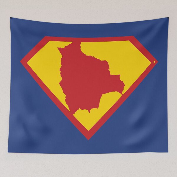 Item preview, SUPER BOLIVIA  - Freedom Is The Superpower -SUPERHERO design designed and sold by pelagio.
