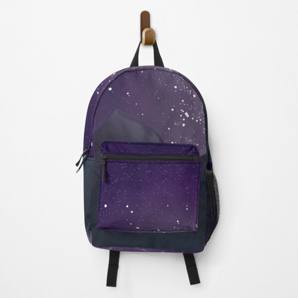 Item preview, Galaxy mountain landscape designed and sold by AmyJStickers.