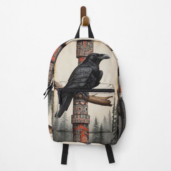 Item preview, Raven and Totem Pole designed and sold by Skye Ryan-Evans.