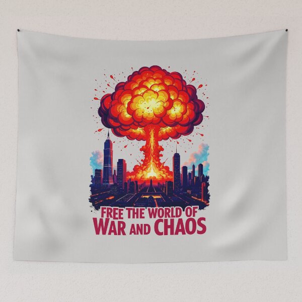 Item preview, Free The World Of War And Chaos designed and sold by TheArtOfPat.