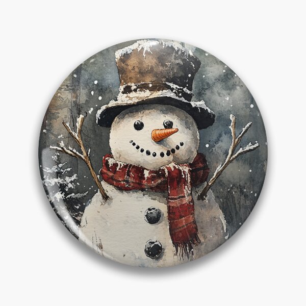 Item preview, Rustic Winter Charm Snowman - Junk journal, scrapbooking, decopauge designed and sold by MixinMadness.