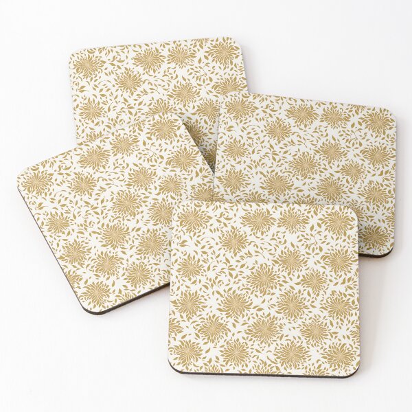 Item preview, Elegant gold floral pattern designed and sold by Fab-Haven.