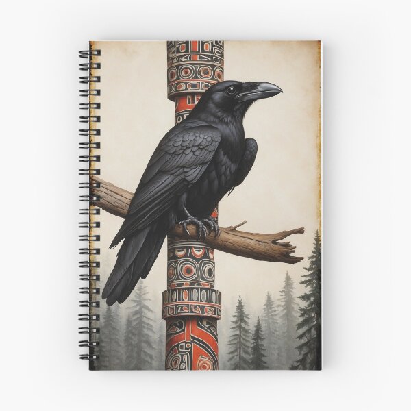 Item preview, Raven and Totem Pole designed and sold by Skye Ryan-Evans.