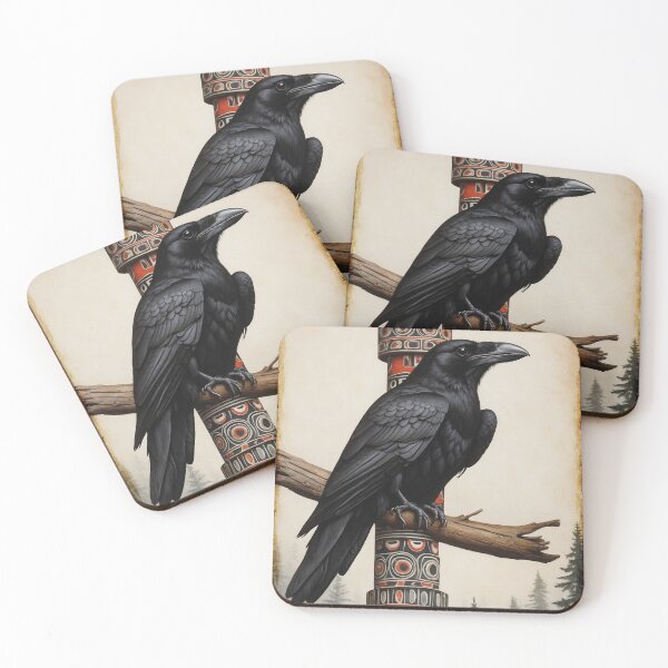 Item preview, Raven and Totem Pole designed and sold by Skye Ryan-Evans.