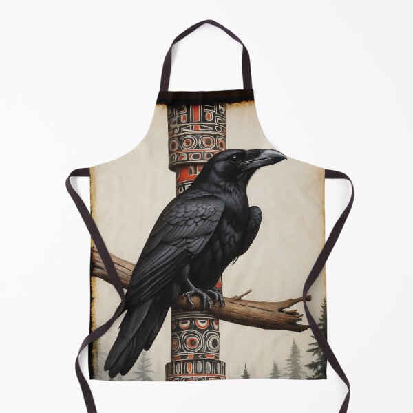 Item preview, Raven and Totem Pole designed and sold by Skye Ryan-Evans.