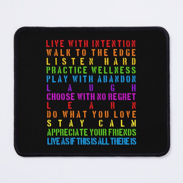 Item preview, Live With Intention designed and sold by Eat the Rich.