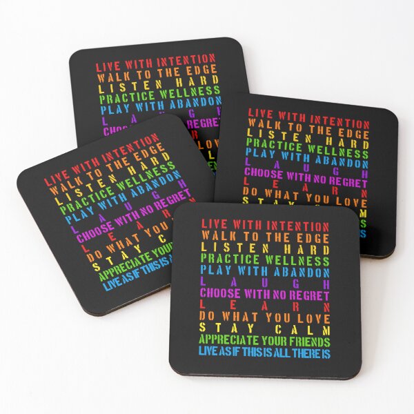 Item preview, Live With Intention designed and sold by Eat the Rich.