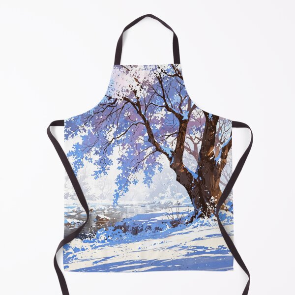 Item preview, Serene Winter River and Dreamy Pink Purple Tree designed and sold by CriaCreative.