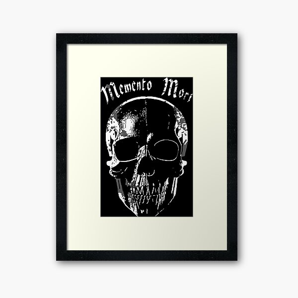 Artikel-Vorschau von Memento Mori Skull, designt und verkauft von einmal-art.