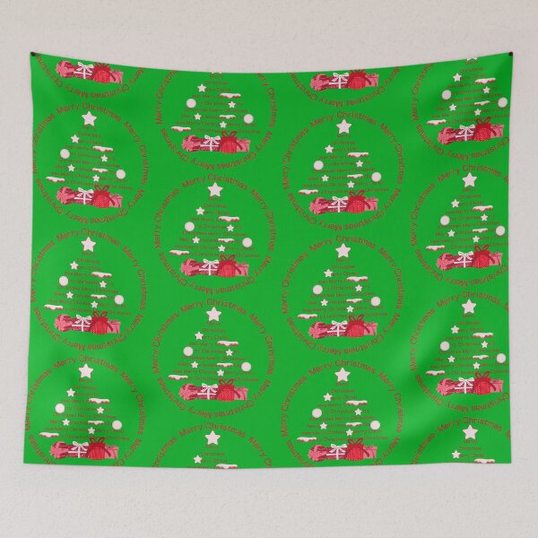 Item preview, Merry Christmas pine : Red designed and sold by VeenyOcicat.
