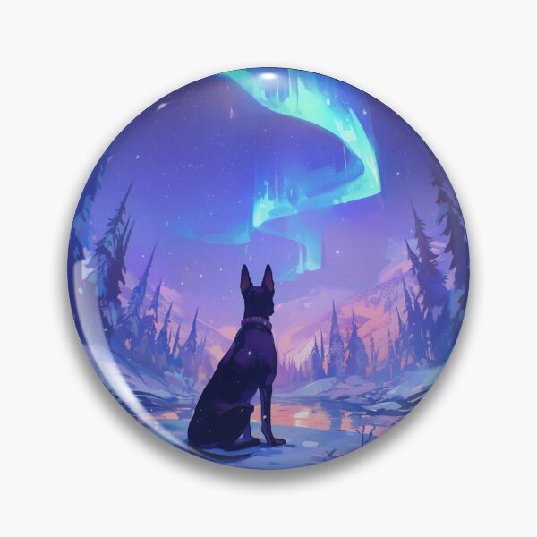 Item preview, Winter vibes // Doberman // Polar lights // Winter mood designed and sold by SMARTKIT  DESIGNAGENCY.