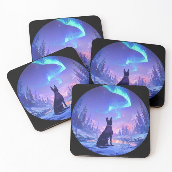 Item preview, Winter vibes // Doberman // Polar lights // Winter mood designed and sold by SMARTKIT  DESIGNAGENCY.