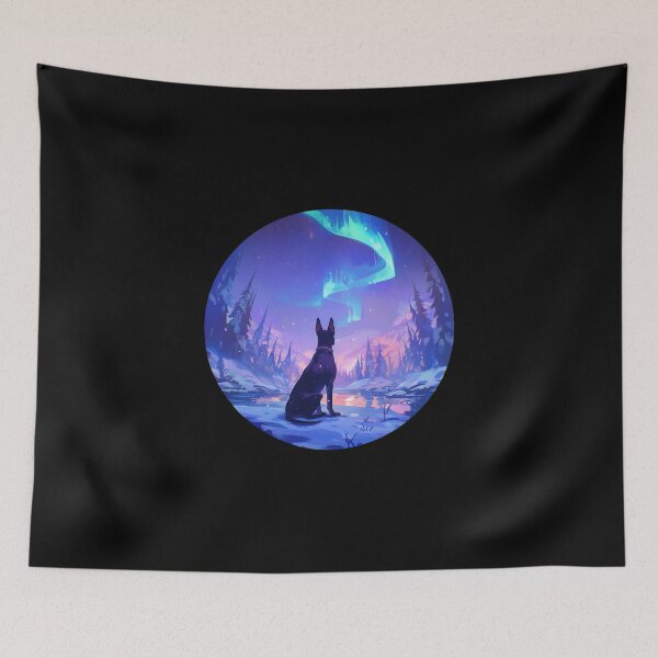 Item preview, Winter vibes // Doberman // Polar lights // Winter mood designed and sold by SMARTKIT  DESIGNAGENCY.