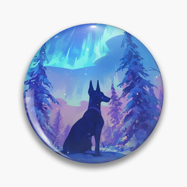 Item preview, Winter vibes // Doberman // Polar lights // Winter mood designed and sold by SMARTKIT  DESIGNAGENCY.