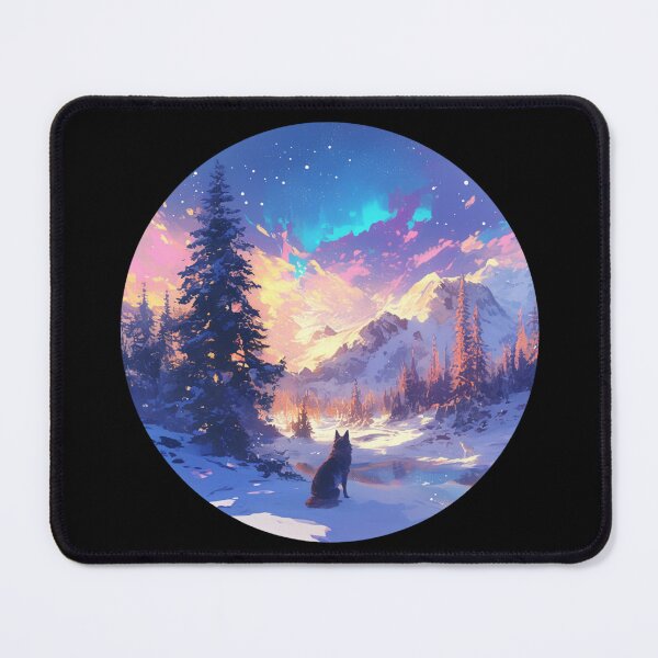 Item preview, Winter vibes // German Shepard // Polar lights // Winter mood designed and sold by SMARTKIT DESIGNAGENCY.