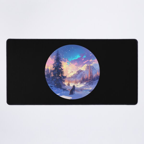 Item preview, Winter vibes // German Shepard // Polar lights // Winter mood designed and sold by SMARTKIT DESIGNAGENCY.
