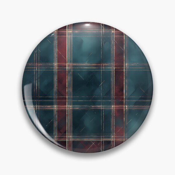 Item preview, Elegant Teal and Burgundy Plaid Pattern with Gold Accents designed and sold by Moisky Patterns.