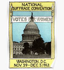 1913 Votes For Women Poster