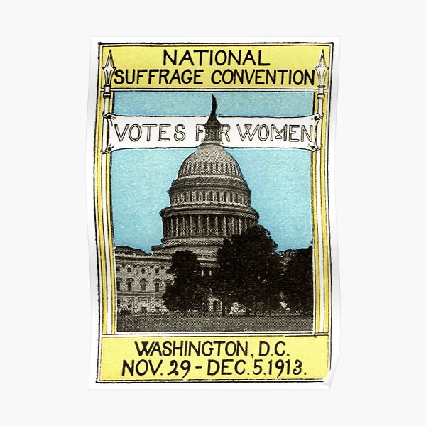 1913 Votes For Women Poster