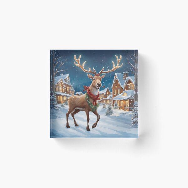 Item preview, Joyful Reindeer Spreading Christmas Cheer  designed and sold by changemylife.