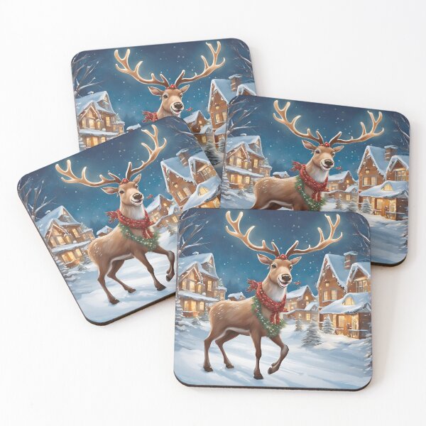 Item preview, Joyful Reindeer Spreading Christmas Cheer  designed and sold by changemylife.