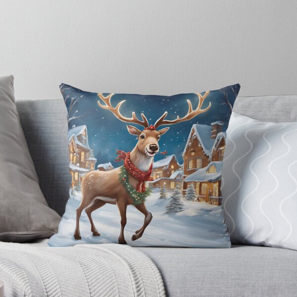 Item preview, Joyful Reindeer Spreading Christmas Cheer  designed and sold by changemylife.