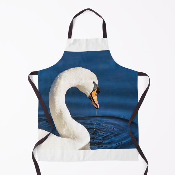 Item preview, Close-up of a mute swan with water reflections in soft late autumn light designed and sold by Dorset Girl.