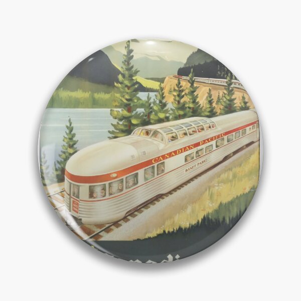 Item preview, Vintage Canadian Pacific Train Poster designed and sold by MattF13.