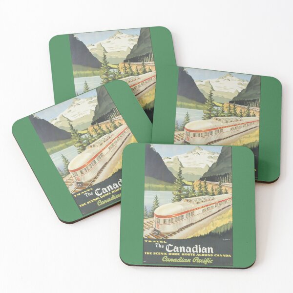 Item preview, Vintage Canadian Pacific Train Poster designed and sold by MattF13.
