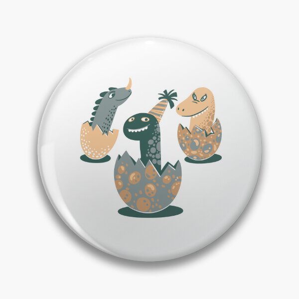 Item preview, Three Dinosaurs in eggs designed and sold by jasmineberry.