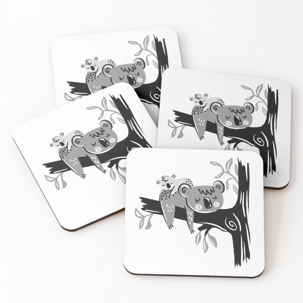 Item preview, Two Koalas Asleep in the tree designed and sold by jasmineberry.