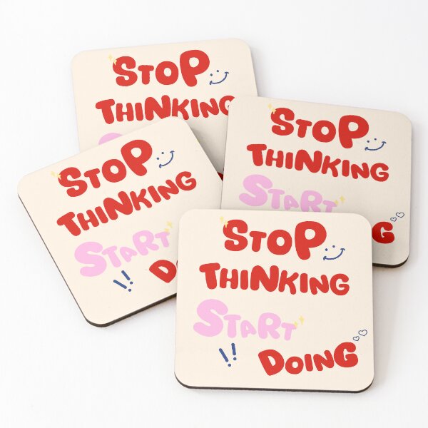 Item preview, Stop thinking start doing designed and sold by suzancreations.