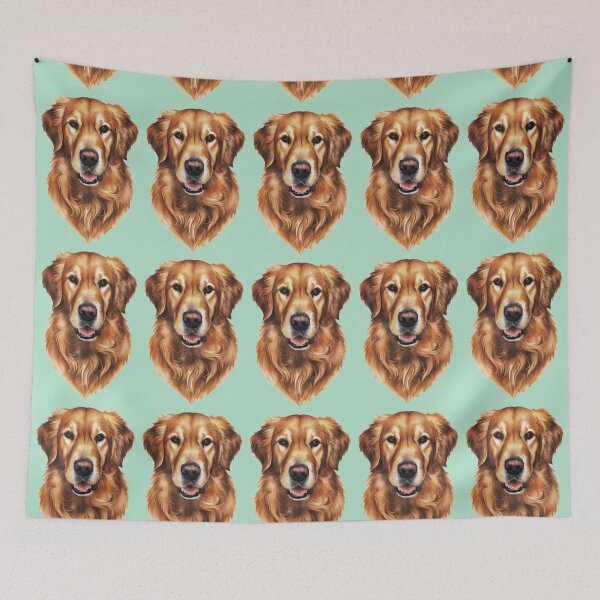 Item preview, golden retriever designed and sold by GrafityJoe.