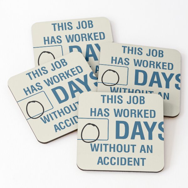 Item preview, This job has worked 0 days without an accident designed and sold by Loadout.