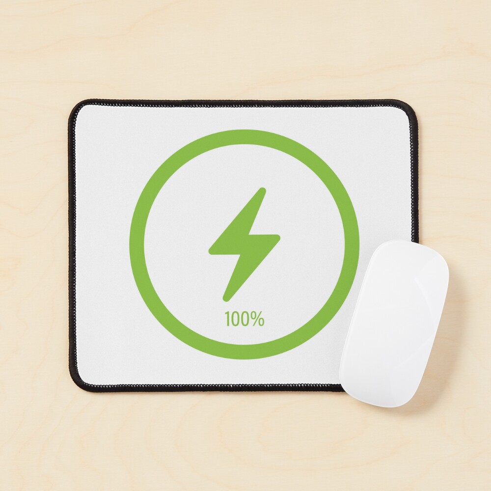 100% Charged Sticker