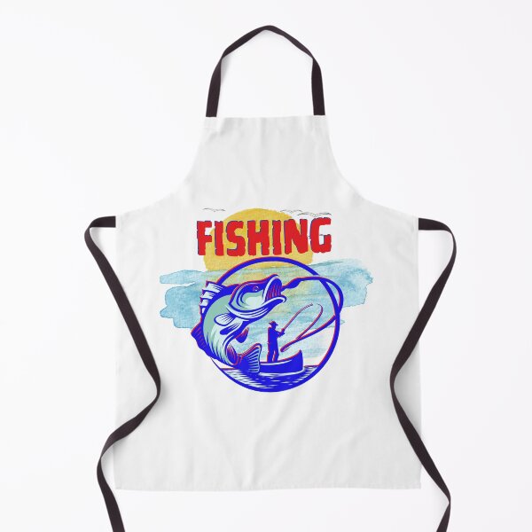 Item preview, Fishing for Fishies Red Blue Art designed and sold by Modern-Tropical.