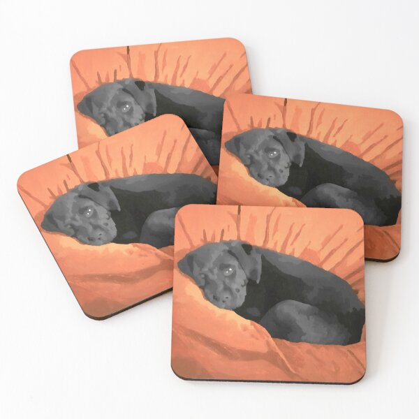 Item preview, Puppy on a Beanbag Chair designed and sold by Ísabella Ævarsdóttir.