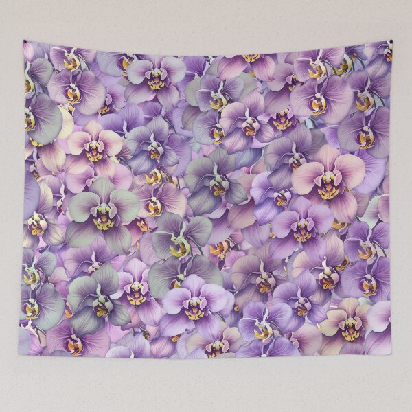 Item preview, Violet Orchid Pattern. Purple Orchid background. Orchid Petals pattern. designed and sold by DesignHouse07.