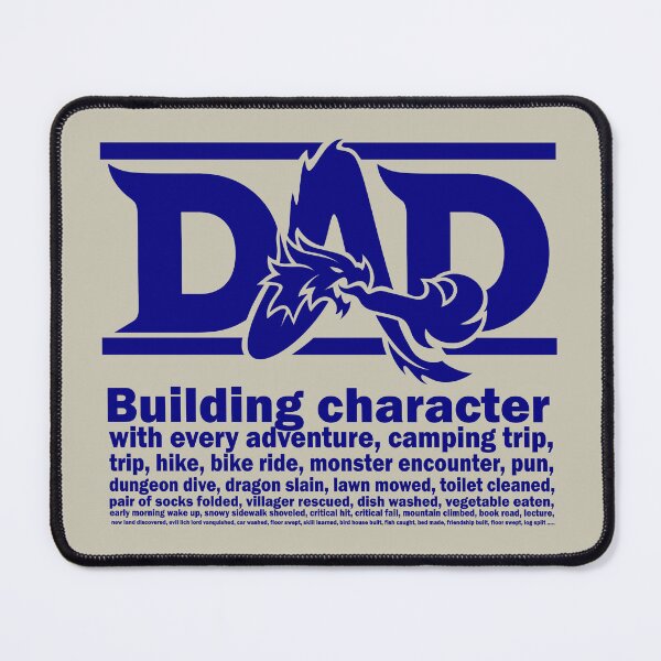 Item preview, DND DAD - Building Character (blue) designed and sold by CrewDutler.
