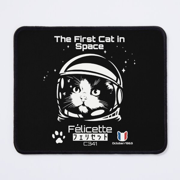 Item preview, Félicette, The first can in space designed and sold by supacatstudio.